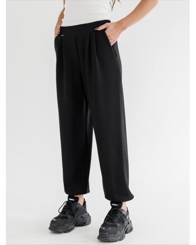 Spodnie materiałowe By o la la...! czarne