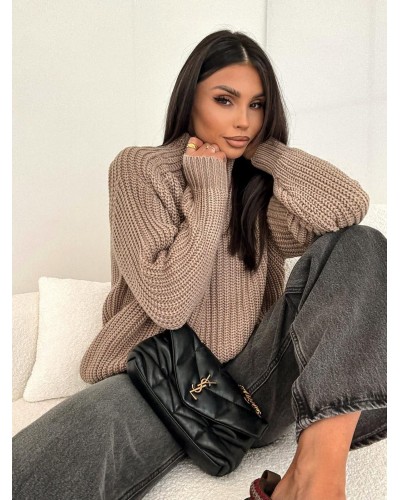 Sweter Cozy latte
