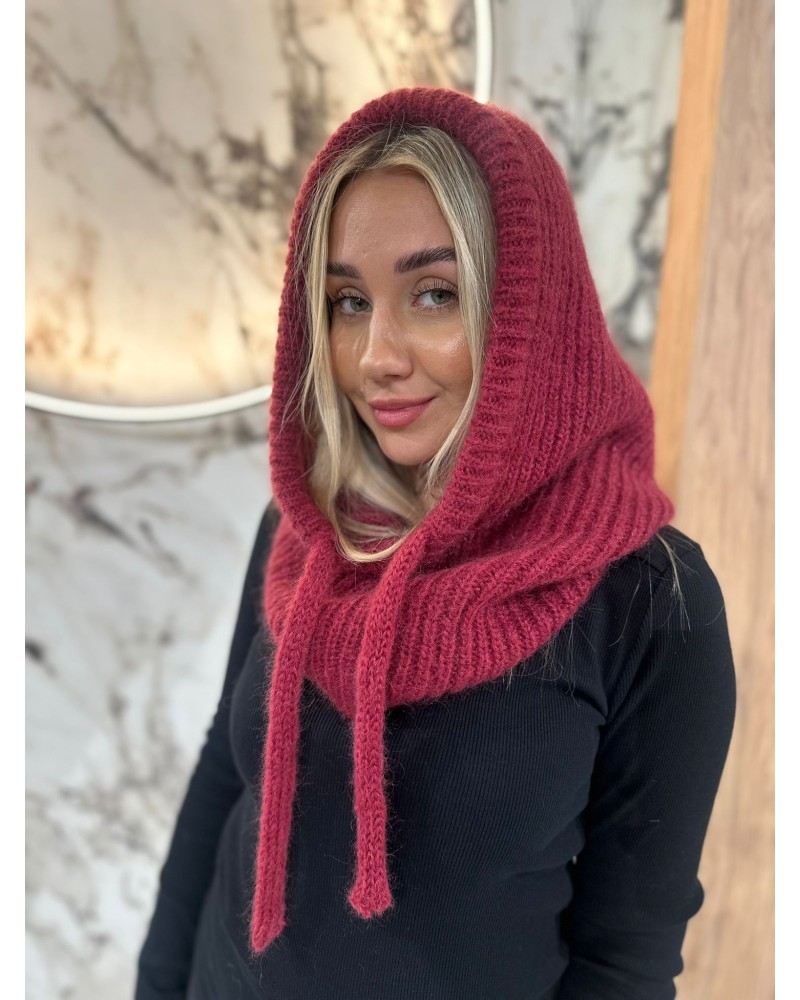 Balaclava moherowa By o la la...! merlot Balaclava moherowa By o la la...! merlot