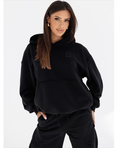 Bluza z kapturem By o la la...! czarna