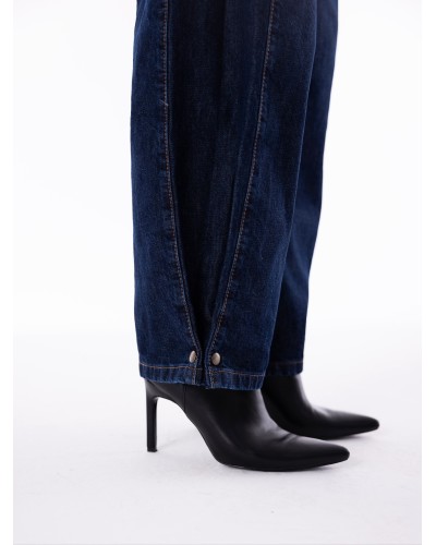 Spodnie jeansowe z zakładkami By o la la...!