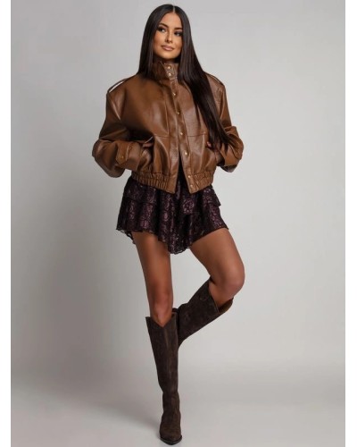Spódniczko-spodenki koronkowe La Milla czekoladowe