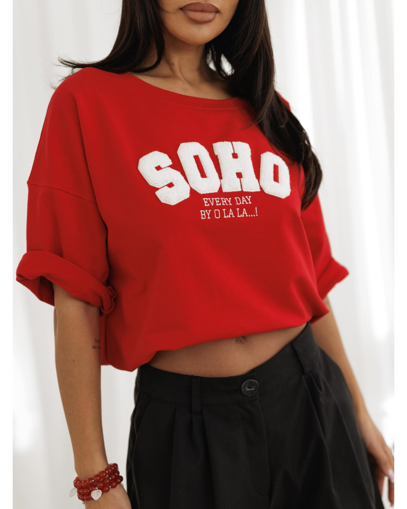 T-shirt SOHO By o la la...! red kiss
