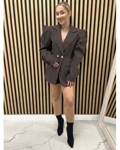 Marynarka wigilia NOWA LA MILLA czekoladowa