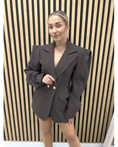 Marynarka wigilia NOWA LA MILLA czekoladowa