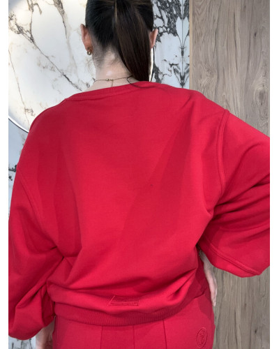 Bluza z bufiastym rękawem By o la la...! red kiss