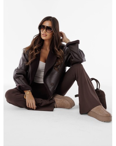 Kożuch z ekoskóry By o la la...! chocomus