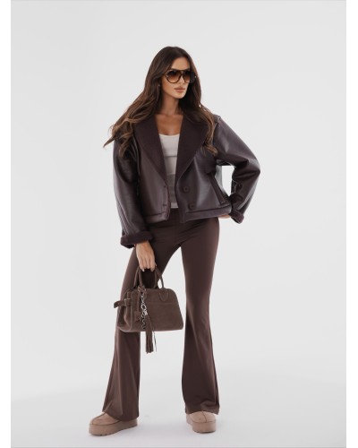 Kożuch z ekoskóry By o la la...! chocomus