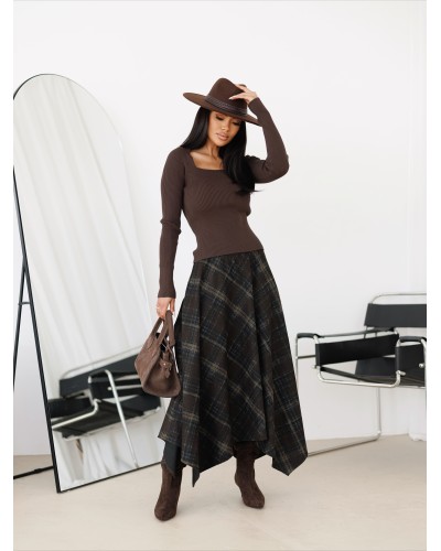 Spódnica w kratę By o la la...! chocomus