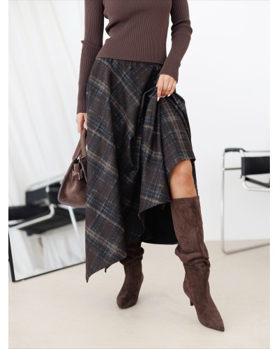 Spódnica w kratę By o la la...! chocomus