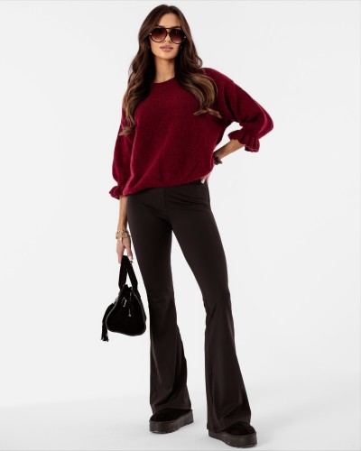 Legginsy dzwony By o la la...! czarne