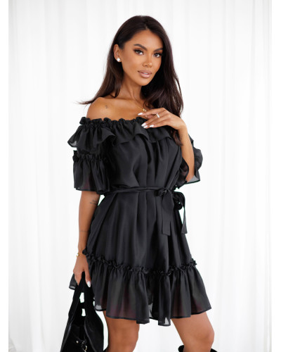 Sukienka babydoll By o la la...! czarna