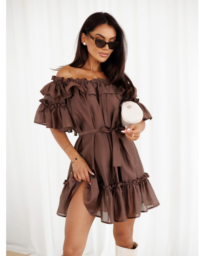 Sukienka babydoll By o la la...! kakaowa