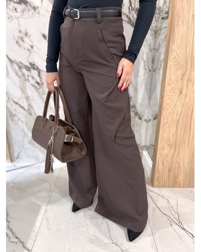 Spodnie materiałowe z przeszyciami By o la la...! chocomus