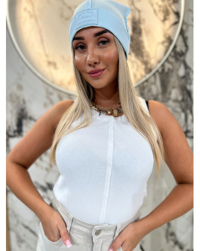 Bokserka z przeszyciem By o la la...! biała