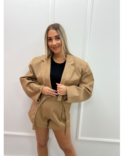 Marynarka lejce La Milla camel