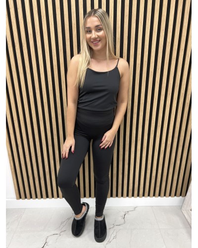 Legginsy ocieplane La Milla czarne