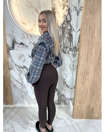 Legginsy prążkowane By o la la...! chocomus