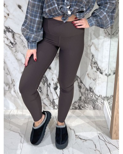 Legginsy prążkowane By o la la...! chocomus