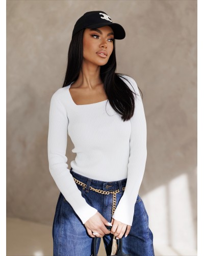 Cienki sweterek caro By o la la...! biały