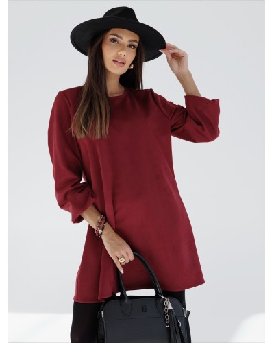 Sukienka zamszowa By o la la...! merlot