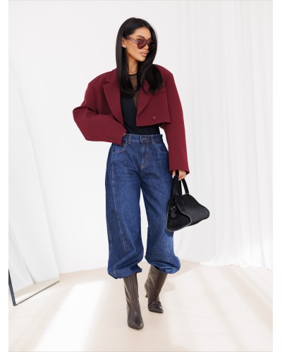 Krótka marynarka By o la la...! merlot