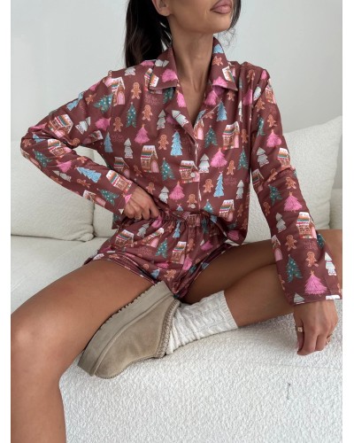 Piżama z krótkimi spodenkami Cookie Dream