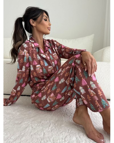 Piżama z długimi spodniami Cookie Dream