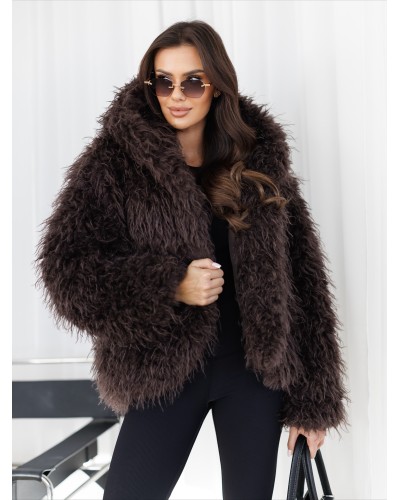 Kurtka lama z kapturem By o la la...! chocomus