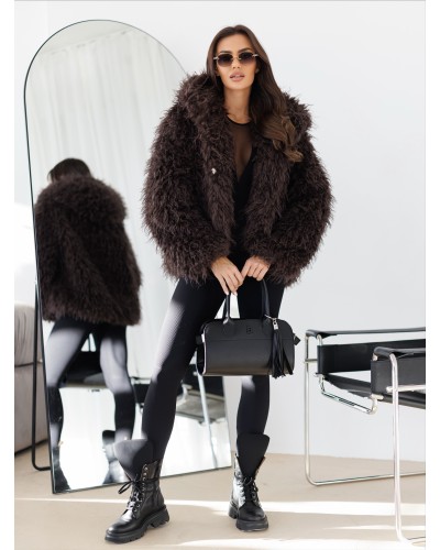 Kurtka lama z kapturem By o la la...! chocomus