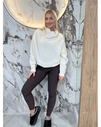 Golf Alpaka By o la la...! śmietanowy