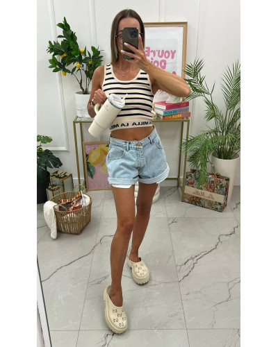 Szorty La Milla jasny jeans