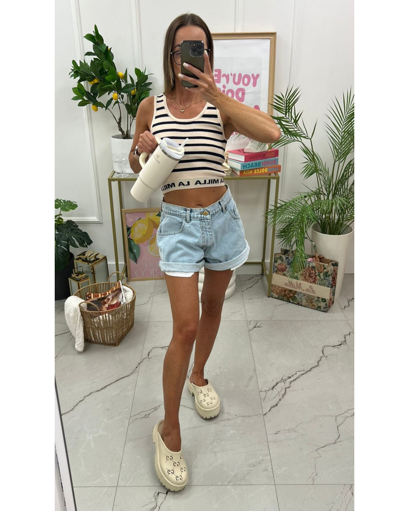 Szorty La Milla jasny jeans
