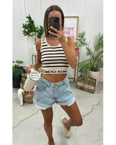 Szorty La Milla jasny jeans