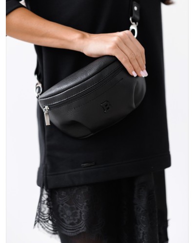 Sukienka bluza z koronką By o la la...! czarna