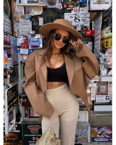 Marynarka lejce La Milla camel