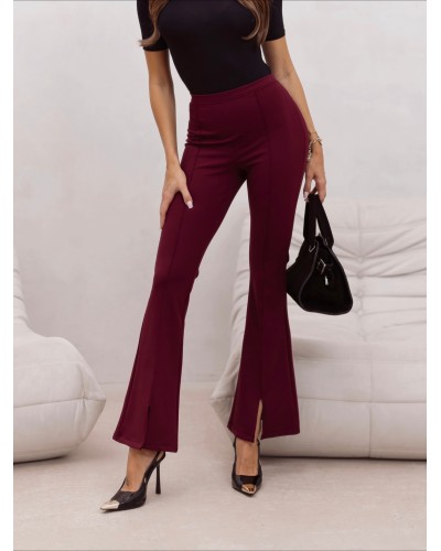 Materiałowe dzwony z przeszyciem By o la la...! merlot