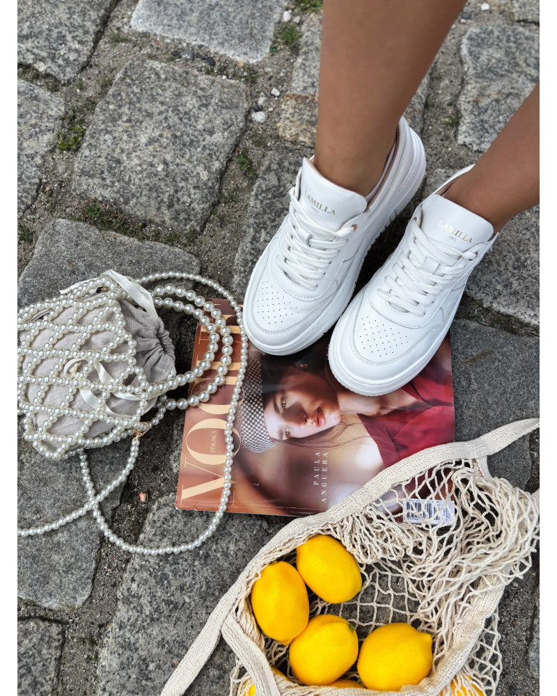 Sneakersy La Milla białe