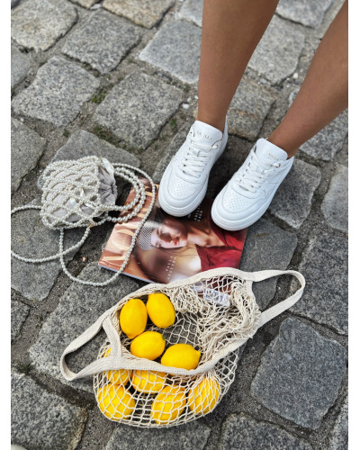 Sneakersy La Milla białe