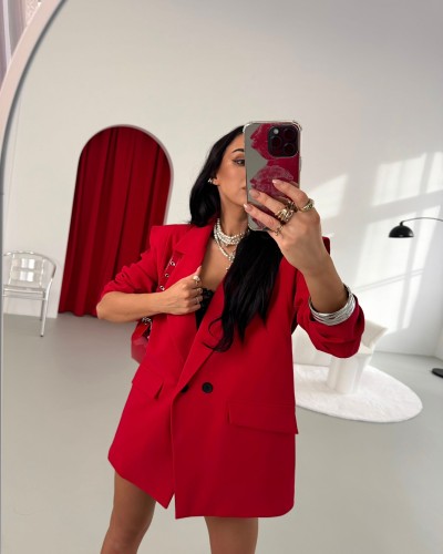 Marynarka wigilia La Milla czerwona