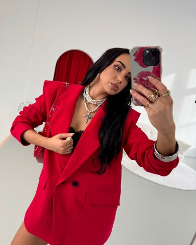 Marynarka wigilia La Milla czerwona