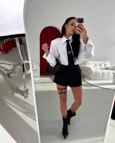 Koszula z krawatem La Milla biała