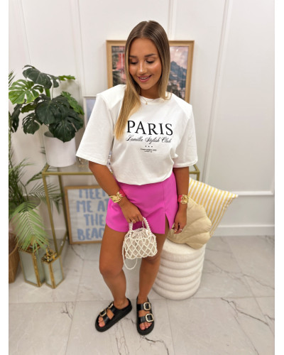 T-shirt La Milla Paris Stylish Club biały