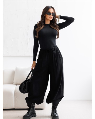 Spodnie alladynki By o la la...! czarne