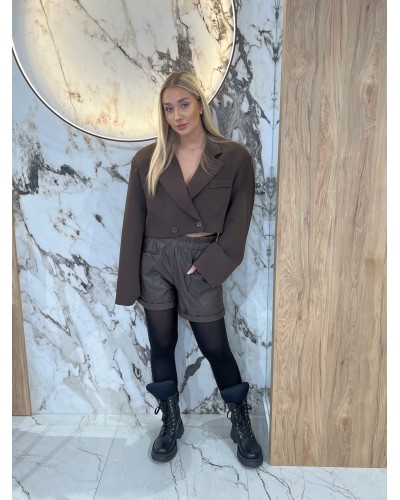 Spodenki z ekoskóry By o la la...! chocomus