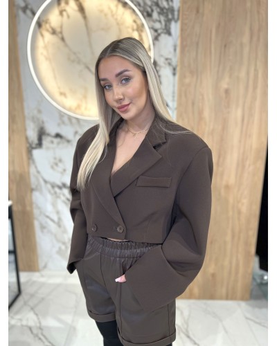 Spodenki z ekoskóry By o la la...! chocomus