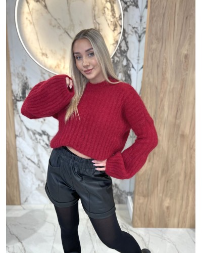 Spodenki z ekoskóry By o la la...! czarne