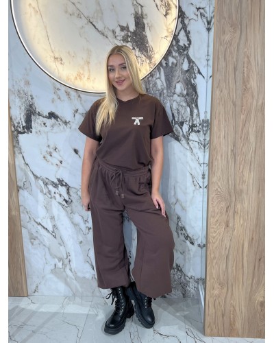 T-shirt z logowaną kokardką By o la la..! chocomuss