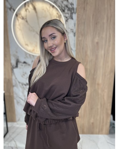 Komplet dresowy ze spódniczką By o la la...! chocomus