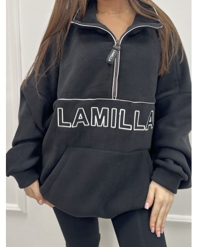 Bluza Aspen na suwak La Milla czarna